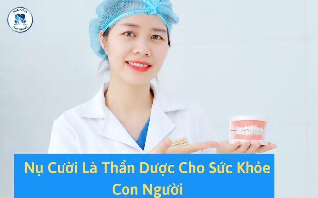 Nụ cười là thần dược cho sức khỏe con người